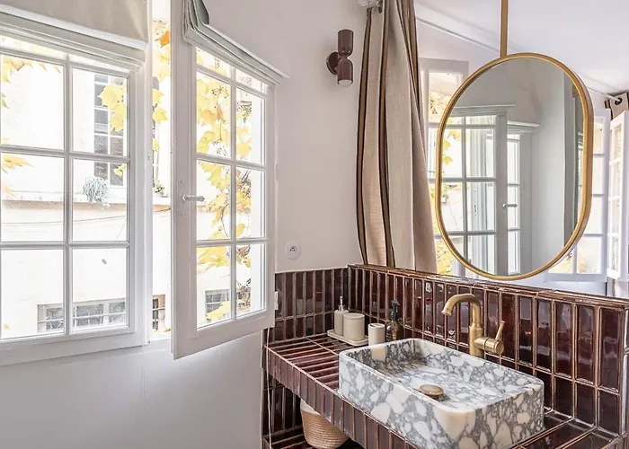 公寓 Parisian Duplex In Marais With Sauna 巴黎